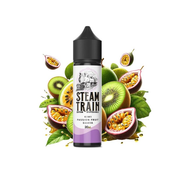 Steam Train Disposable Edition Kiwi Passion Fruit Guava 20/60ml - Χονδρική